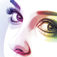 How to Create a Rainbow Colored Portrait From a Stock Image in Illustrator